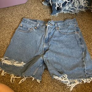 Vintage Levi’s jean shorts